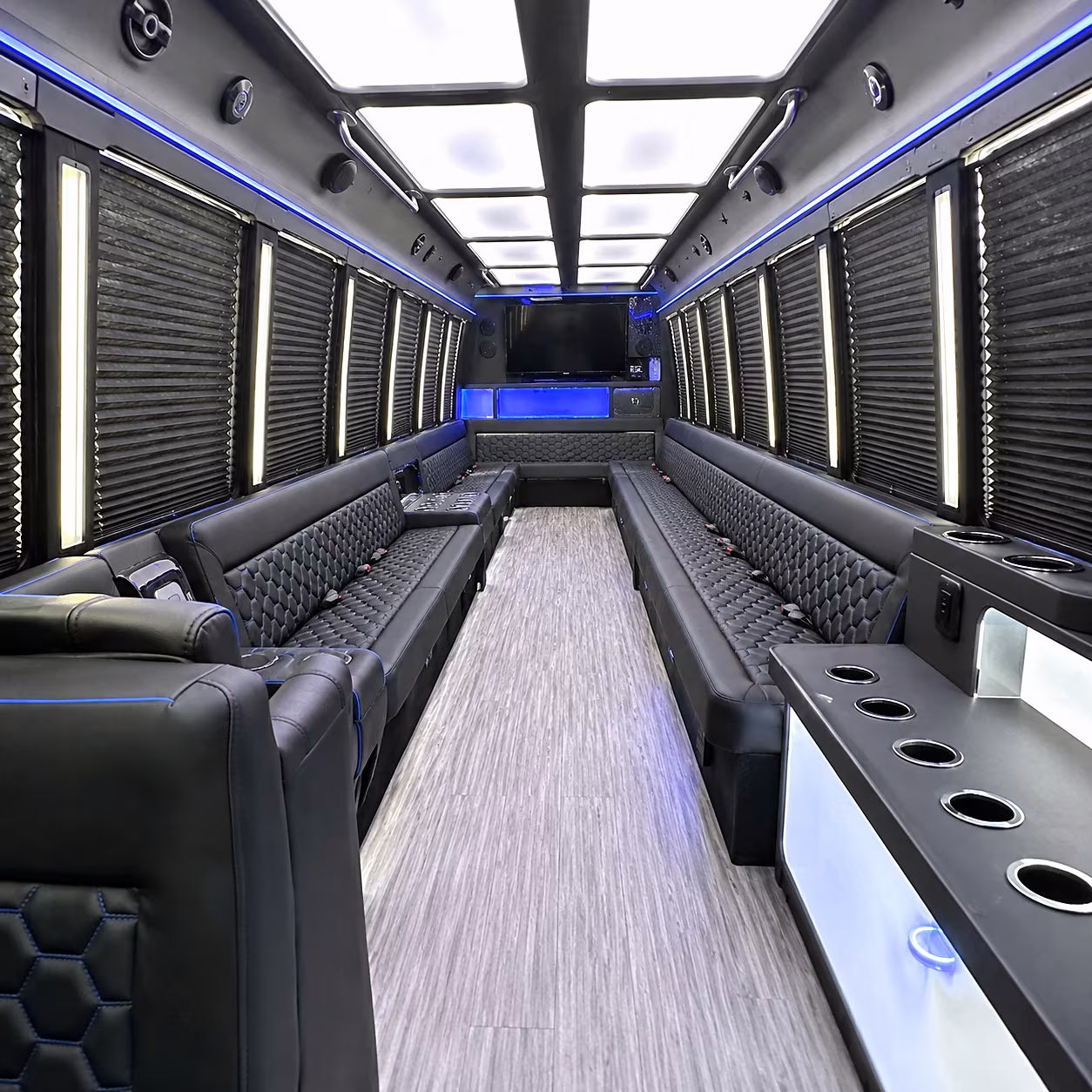across miami beach florida party bus rental